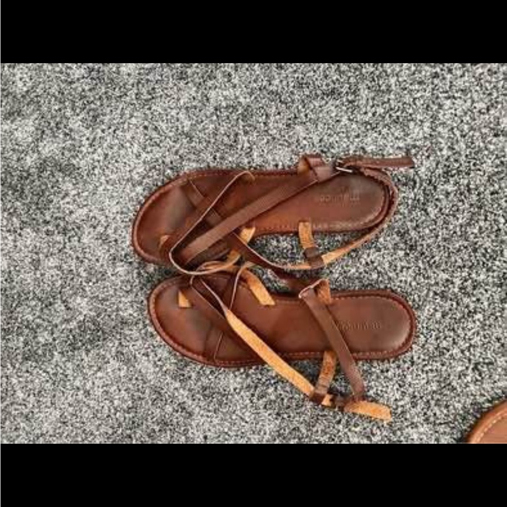 Brown Leather Sandals